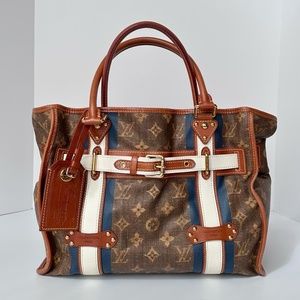 Louis Vuitton Limited Edition Tisse Rayures GM Tote